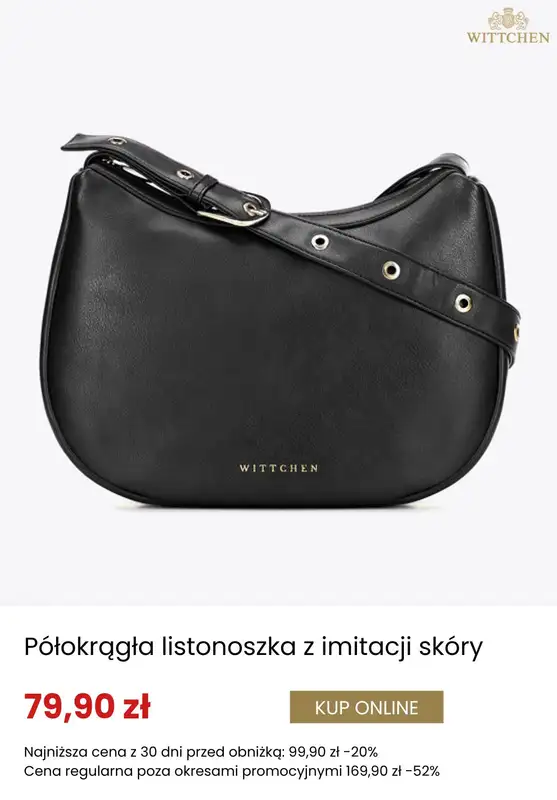 BEST SALE - gazetka promocyjna Wittchen | Dodatkowe -20% przy zakupach od 259,90 zł od czwartku 11.12 do niedzieli 21.12 - strona 8