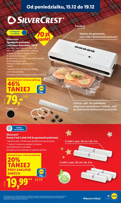 Lidl - gazetka promocyjna Katalog od poniedziałku 15.12 do niedzieli 21.12 - strona 15