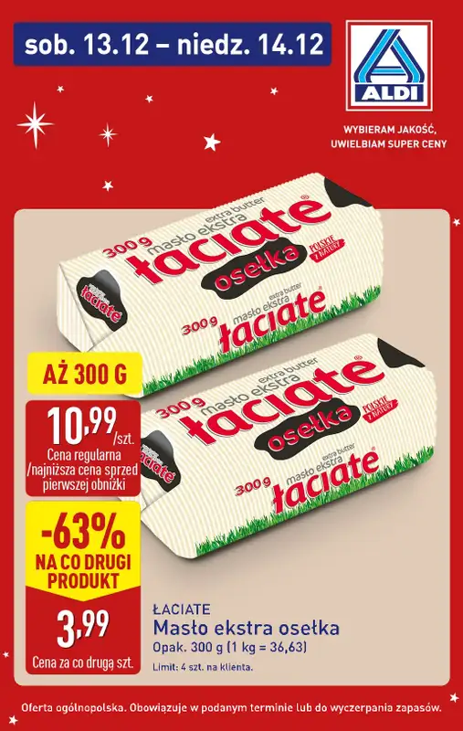 Aldi - gazetka promocyjna Super oferty na sobotę i niedzielę! od soboty 13.12 do niedzieli 14.12 - strona 4
