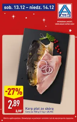 Aldi - gazetka promocyjna Super oferty na sobotę i niedzielę! od soboty 13.12 do niedzieli 14.12 - strona 2