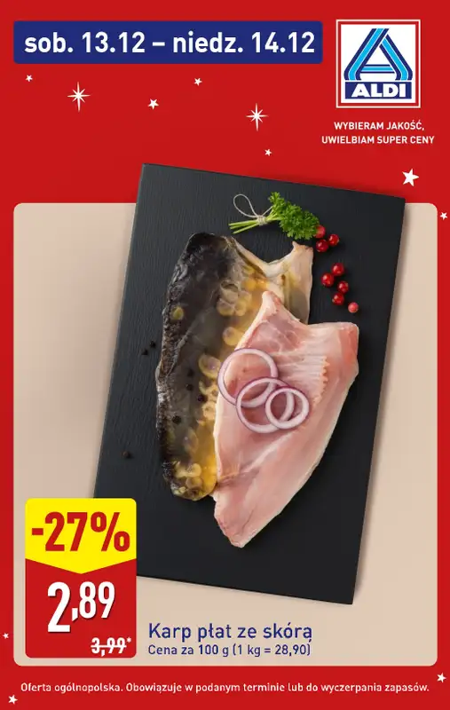 Aldi - gazetka promocyjna Super oferty na sobotę i niedzielę! od soboty 13.12 do niedzieli 14.12 - strona 2