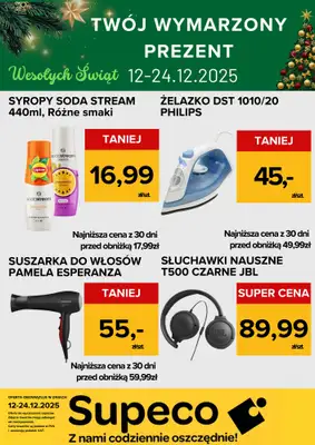 Supeco - gazetka promocyjna Twój Wymarzony Prezent od piątku 12.12 do środy 24.12 - strona 2