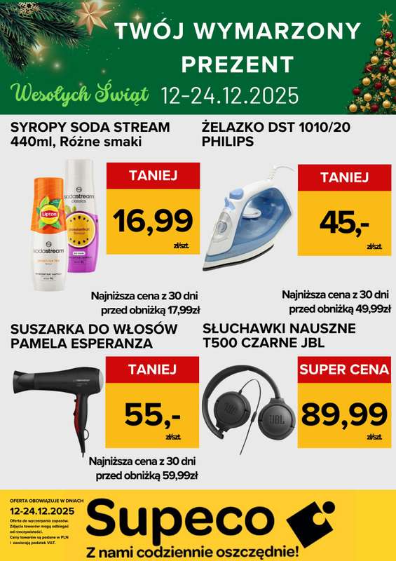 Supeco - gazetka promocyjna Twój Wymarzony Prezent od piątku 12.12 do środy 24.12 - strona 2