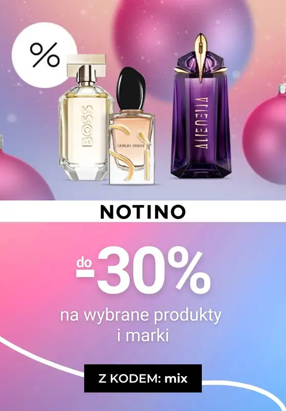 BEST SALE - gazetka promocyjna Notino | Do -30% na wybrane produkty i marki od czwartku 11.12 do wtorku 16.12