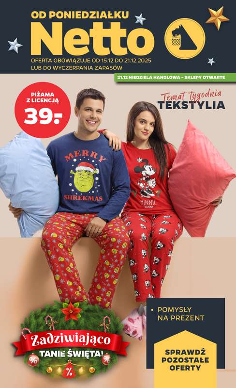 Netto - gazetka promocyjna Gazetka Non Food od poniedziałku 15.12 do niedzieli 21.12
