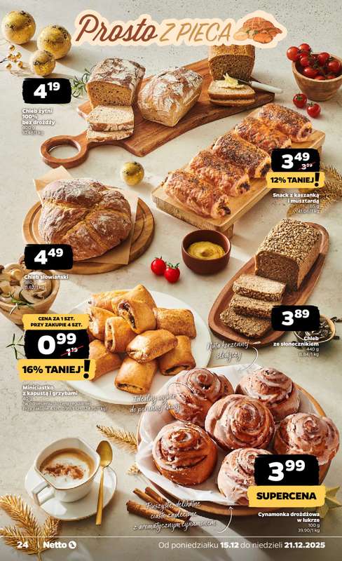 Netto - gazetka promocyjna Gazetka Spożywcza od poniedziałku 15.12 do niedzieli 21.12 - strona 24