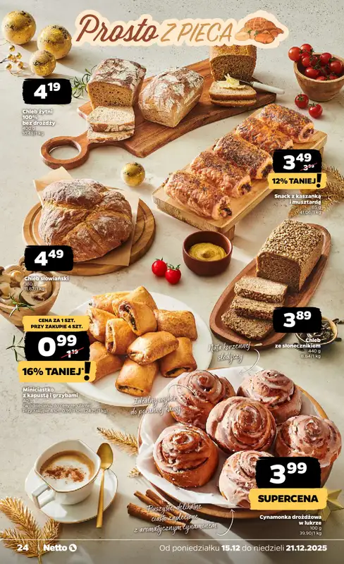 Netto - gazetka promocyjna Gazetka Spożywcza od poniedziałku 15.12 do niedzieli 21.12 - strona 24