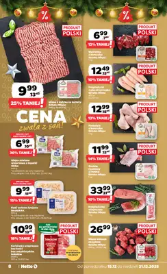 Netto - gazetka promocyjna Gazetka Spożywcza od poniedziałku 15.12 do niedzieli 21.12 - strona 8