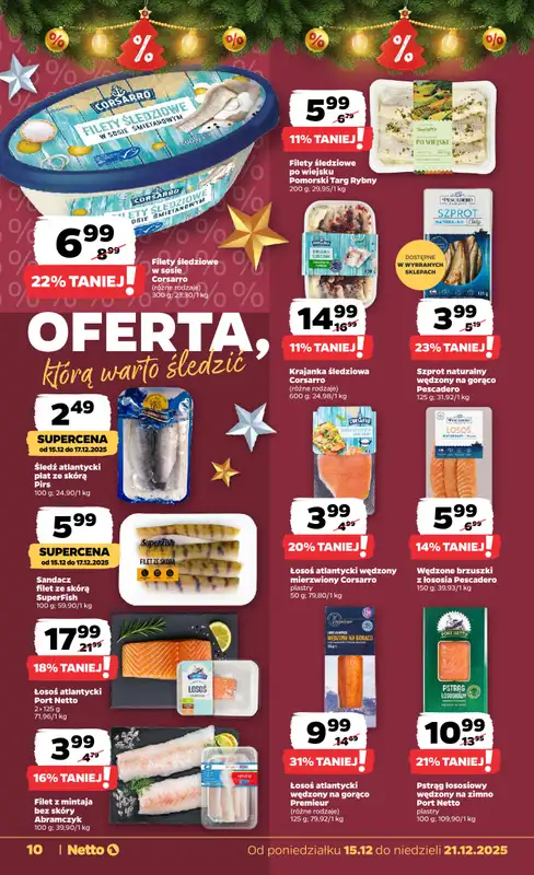 Netto - gazetka promocyjna Gazetka Spożywcza od poniedziałku 15.12 do niedzieli 21.12 - strona 10