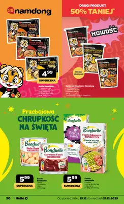 Netto - gazetka promocyjna Gazetka Spożywcza od poniedziałku 15.12 do niedzieli 21.12 - strona 20