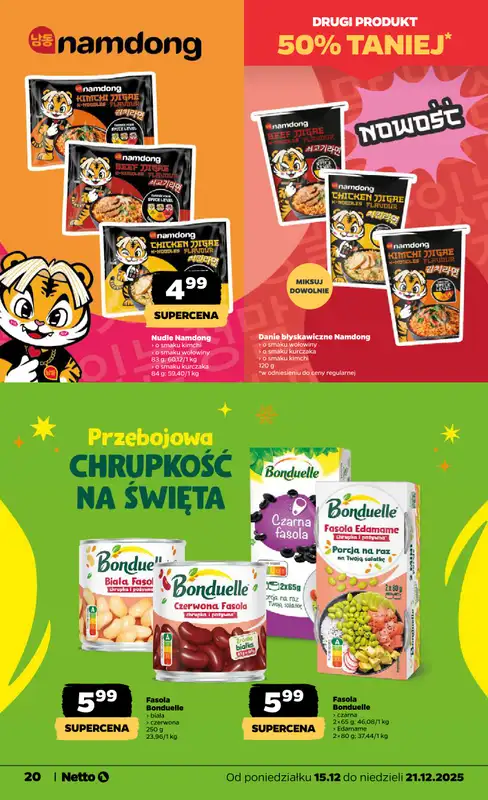 Netto - gazetka promocyjna Gazetka Spożywcza od poniedziałku 15.12 do niedzieli 21.12 - strona 20