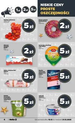 Netto - gazetka promocyjna Gazetka Spożywcza od poniedziałku 15.12 do niedzieli 21.12 - strona 4