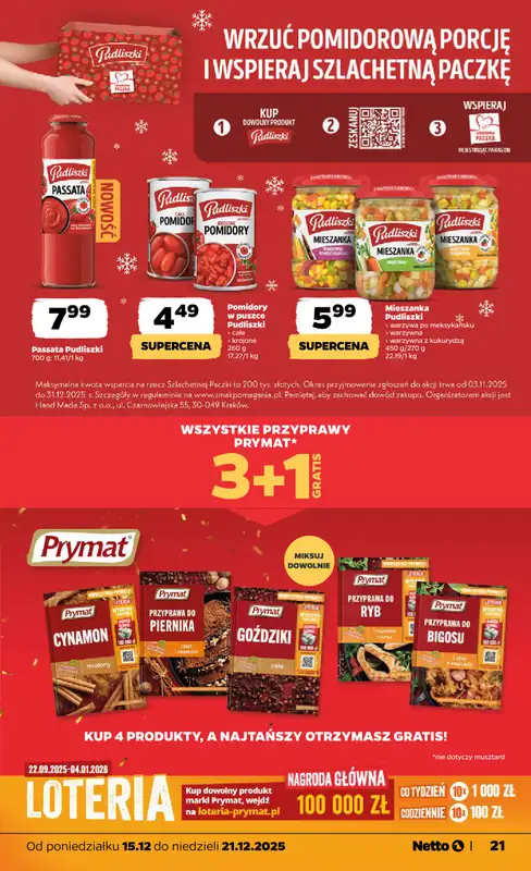 Netto - gazetka promocyjna Gazetka Spożywcza od poniedziałku 15.12 do niedzieli 21.12 - strona 21