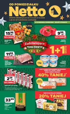 Netto - gazetka promocyjna Gazetka Spożywcza od poniedziałku 15.12 do niedzieli 21.12