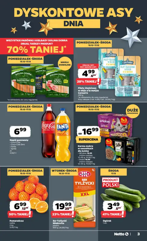 Netto - gazetka promocyjna Gazetka Spożywcza od poniedziałku 15.12 do niedzieli 21.12 - strona 3