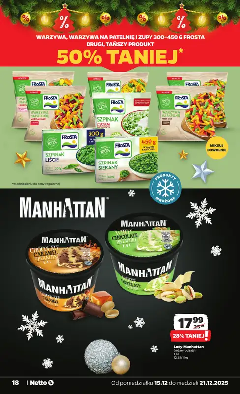 Netto - gazetka promocyjna Gazetka Spożywcza od poniedziałku 15.12 do niedzieli 21.12 - strona 18