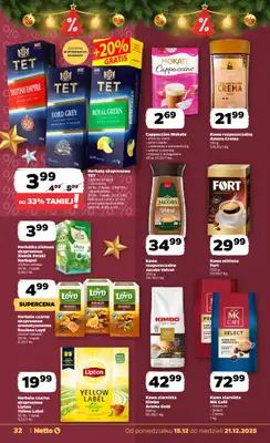 Netto - gazetka promocyjna Gazetka Spożywcza od poniedziałku 15.12 do niedzieli 21.12 - strona 32