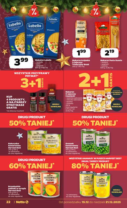 Netto - gazetka promocyjna Gazetka Spożywcza od poniedziałku 15.12 do niedzieli 21.12 - strona 22