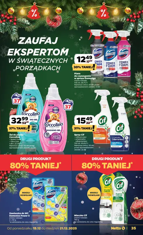 Netto - gazetka promocyjna Gazetka Spożywcza od poniedziałku 15.12 do niedzieli 21.12 - strona 35