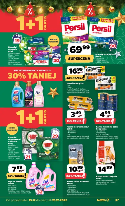 Netto - gazetka promocyjna Gazetka Spożywcza od poniedziałku 15.12 do niedzieli 21.12 - strona 37