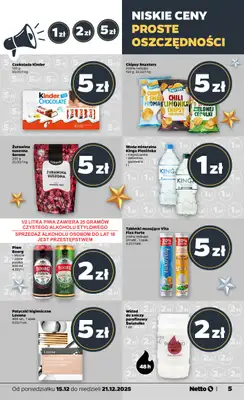 Netto - gazetka promocyjna Gazetka Spożywcza od poniedziałku 15.12 do niedzieli 21.12 - strona 5