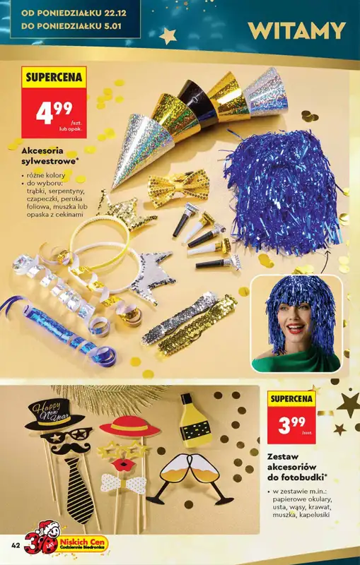 Biedronka - gazetka promocyjna Hity i inspiracje od soboty 13.12 do poniedziałku 05.01 - strona 42