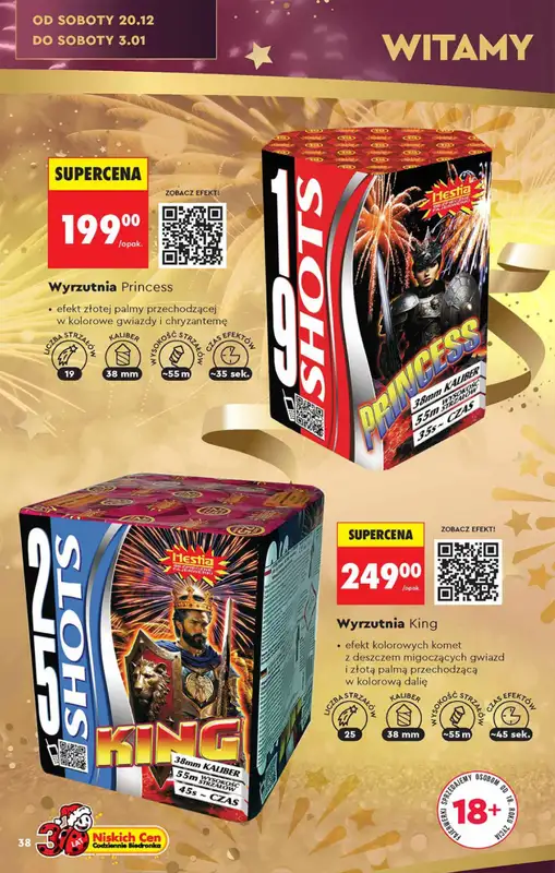 Biedronka - gazetka promocyjna Hity i inspiracje od soboty 13.12 do poniedziałku 05.01 - strona 38