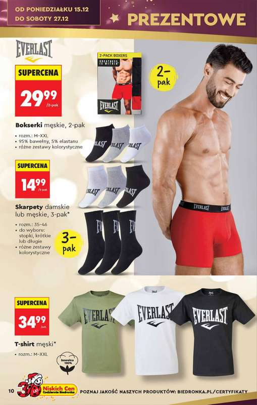 Biedronka - gazetka promocyjna Hity i inspiracje od soboty 13.12 do poniedziałku 05.01 - strona 10