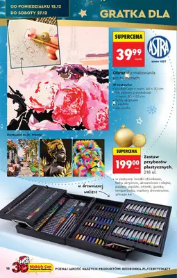 Biedronka - gazetka promocyjna Hity i inspiracje od soboty 13.12 do poniedziałku 05.01 - strona 16
