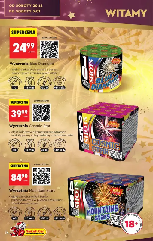 Biedronka - gazetka promocyjna Hity i inspiracje od soboty 13.12 do poniedziałku 05.01 - strona 34