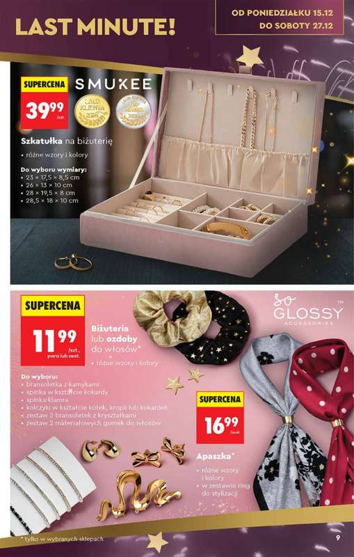 Biedronka - gazetka promocyjna Hity i inspiracje od soboty 13.12 do poniedziałku 05.01 - strona 9