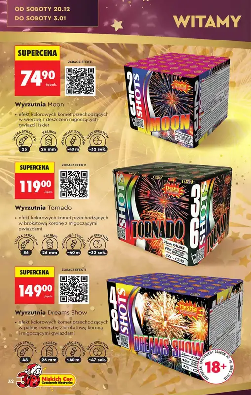 Biedronka - gazetka promocyjna Hity i inspiracje od soboty 13.12 do poniedziałku 05.01 - strona 32