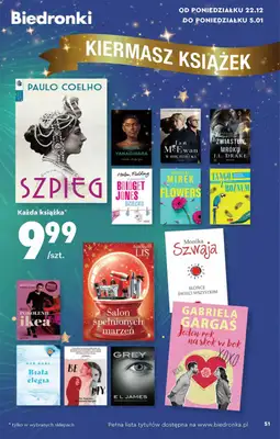 Biedronka - gazetka promocyjna Hity i inspiracje od soboty 13.12 do poniedziałku 05.01 - strona 51