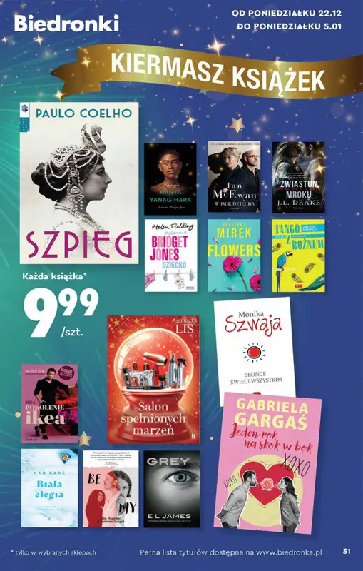 Biedronka - gazetka promocyjna Hity i inspiracje od soboty 13.12 do poniedziałku 05.01 - strona 51