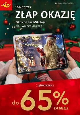Poczta Polska - gazetka promocyjna Gazetka od poniedziałku 01.12 do niedzieli 14.12