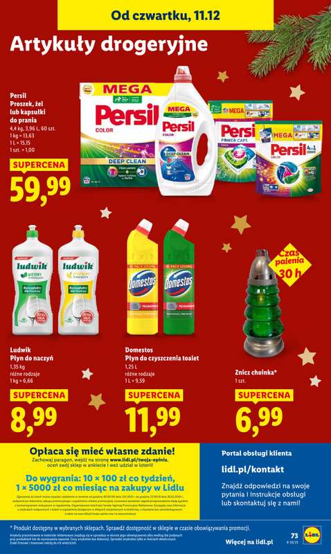 Lidl - gazetka promocyjna Oferta od czwartku od czwartku 11.12 do niedzieli 14.12 - strona 72