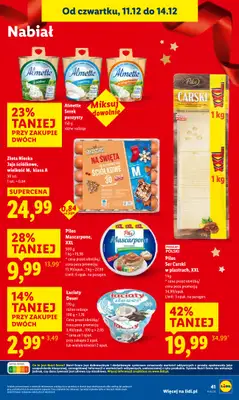 Lidl - gazetka promocyjna Oferta od czwartku od czwartku 11.12 do niedzieli 14.12 - strona 40