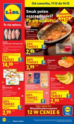 Lidl - gazetka promocyjna Oferta od czwartku od czwartku 11.12 do niedzieli 14.12