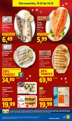 Lidl - gazetka promocyjna Oferta od czwartku od czwartku 11.12 do niedzieli 14.12 - strona 42