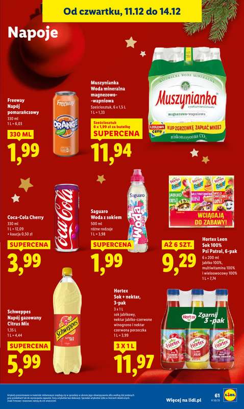Lidl - gazetka promocyjna Oferta od czwartku od czwartku 11.12 do niedzieli 14.12 - strona 60