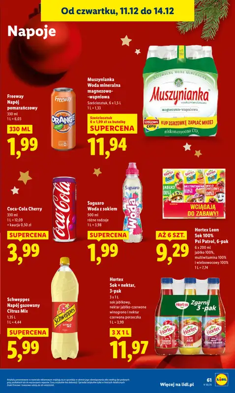 Lidl - gazetka promocyjna Oferta od czwartku od czwartku 11.12 do niedzieli 14.12 - strona 60