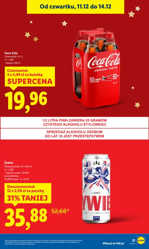 Lidl - gazetka promocyjna Oferta od czwartku od czwartku 11.12 do niedzieli 14.12 - strona 20