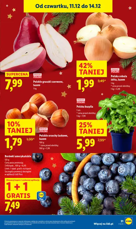 Lidl - gazetka promocyjna Oferta od czwartku od czwartku 11.12 do niedzieli 14.12 - strona 30