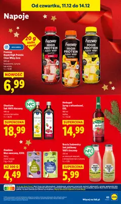 Lidl - gazetka promocyjna Oferta od czwartku od czwartku 11.12 do niedzieli 14.12 - strona 62