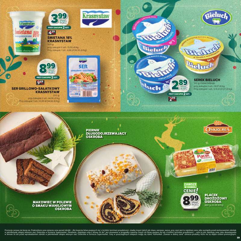 Stokrotka - gazetka promocyjna Katalog Boże Narodzenie  do poniedziałku 29.12 - strona 59