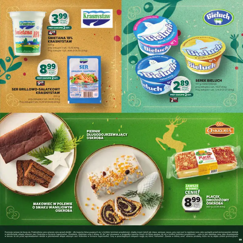 Stokrotka - gazetka promocyjna Katalog Boże Narodzenie  do poniedziałku 29.12 - strona 59