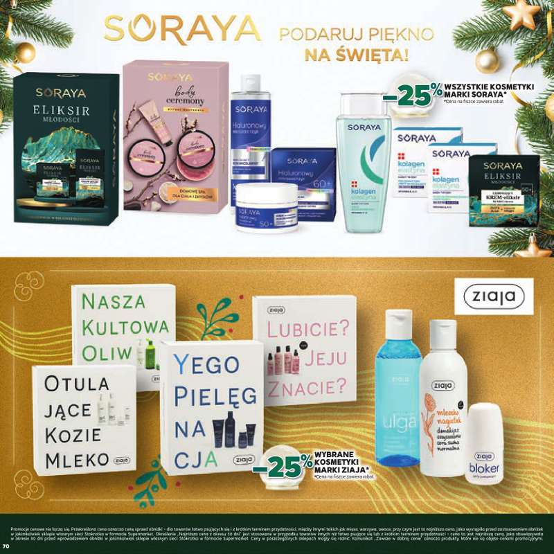 Stokrotka - gazetka promocyjna Katalog Boże Narodzenie  do poniedziałku 29.12 - strona 70