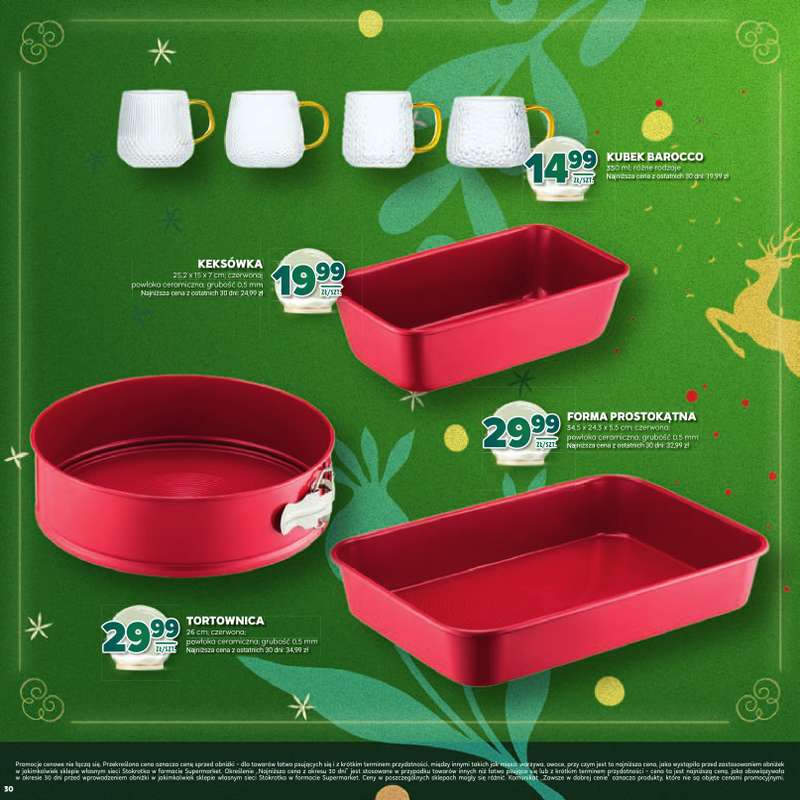 Stokrotka - gazetka promocyjna Katalog Boże Narodzenie  do poniedziałku 29.12 - strona 30