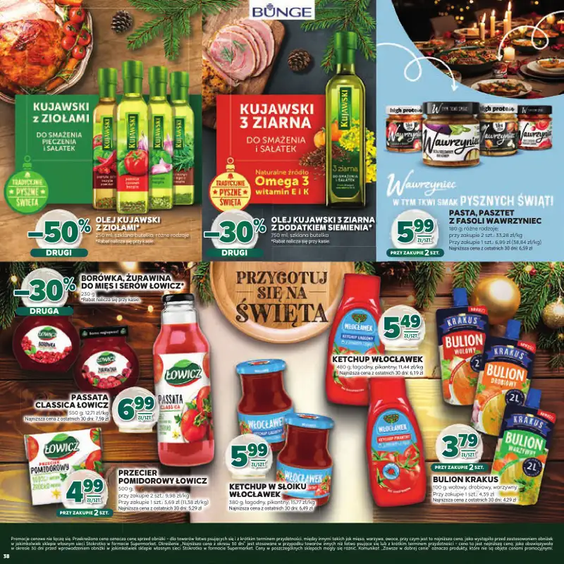 Stokrotka - gazetka promocyjna Katalog Boże Narodzenie  do poniedziałku 29.12 - strona 38