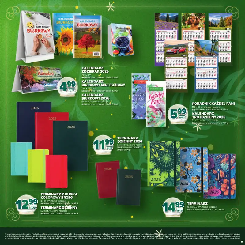 Stokrotka - gazetka promocyjna Katalog Boże Narodzenie  do poniedziałku 29.12 - strona 15